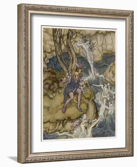 Shakespeare, the Tempest-Arthur Rackham-Framed Art Print