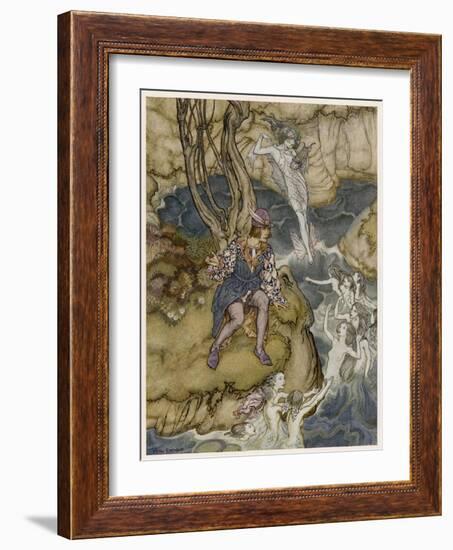 Shakespeare, the Tempest-Arthur Rackham-Framed Art Print