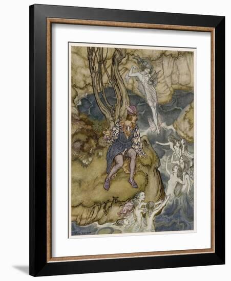 Shakespeare, the Tempest-Arthur Rackham-Framed Art Print