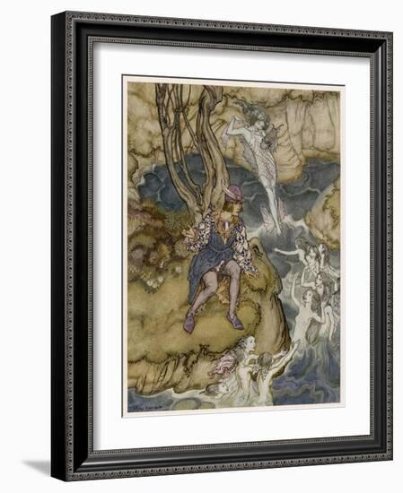 Shakespeare, the Tempest-Arthur Rackham-Framed Art Print