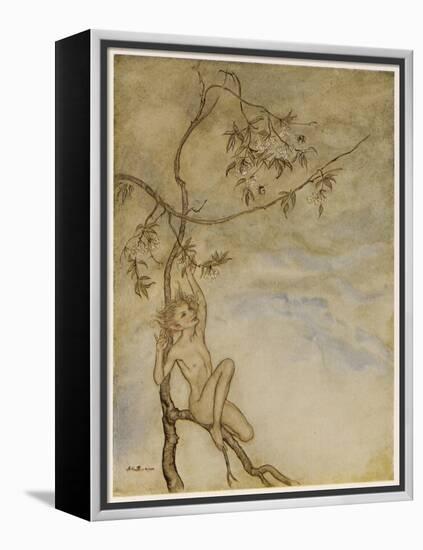 Shakespeare, the Tempest-Arthur Rackham-Framed Stretched Canvas