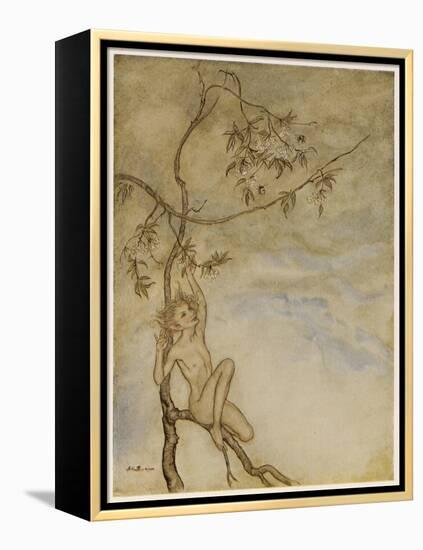 Shakespeare, the Tempest-Arthur Rackham-Framed Stretched Canvas