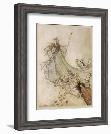 Shakespeare; Titania-Arthur Rackham-Framed Photographic Print