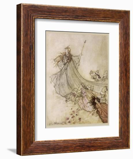 Shakespeare; Titania-Arthur Rackham-Framed Photographic Print