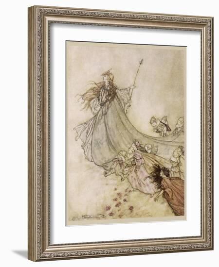 Shakespeare; Titania-Arthur Rackham-Framed Photographic Print