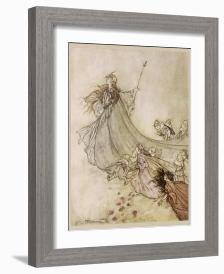 Shakespeare; Titania-Arthur Rackham-Framed Photographic Print