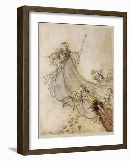 Shakespeare; Titania-Arthur Rackham-Framed Photographic Print