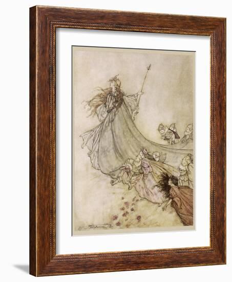 Shakespeare; Titania-Arthur Rackham-Framed Photographic Print