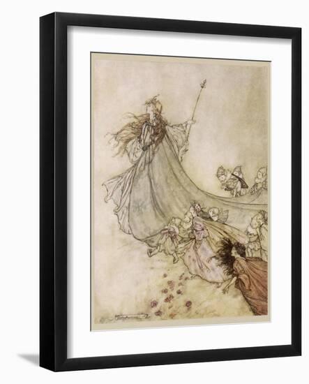 Shakespeare; Titania-Arthur Rackham-Framed Photographic Print