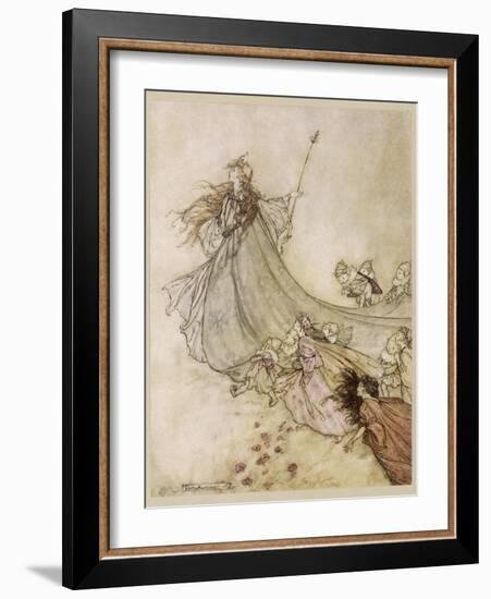 Shakespeare; Titania-Arthur Rackham-Framed Photographic Print