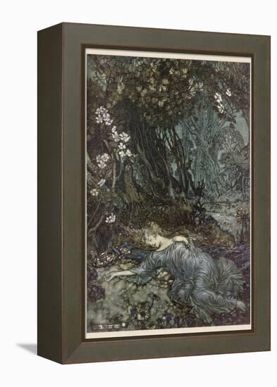 Shakespeare, Titania-Arthur Rackham-Framed Premier Image Canvas