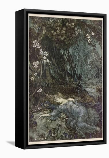 Shakespeare, Titania-Arthur Rackham-Framed Premier Image Canvas