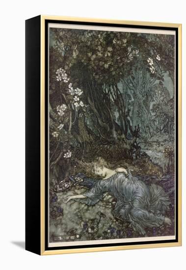 Shakespeare, Titania-Arthur Rackham-Framed Premier Image Canvas