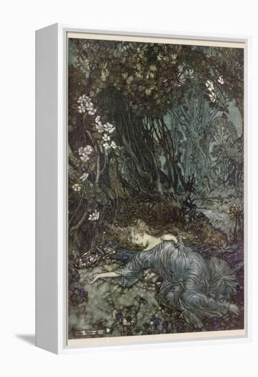 Shakespeare, Titania-Arthur Rackham-Framed Premier Image Canvas