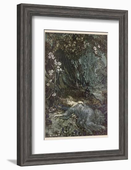 Shakespeare, Titania-Arthur Rackham-Framed Photographic Print