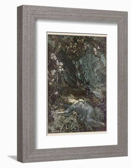 Shakespeare, Titania-Arthur Rackham-Framed Photographic Print