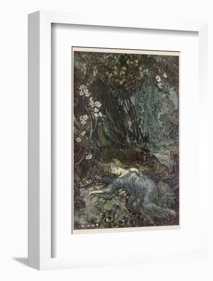 Shakespeare, Titania-Arthur Rackham-Framed Photographic Print