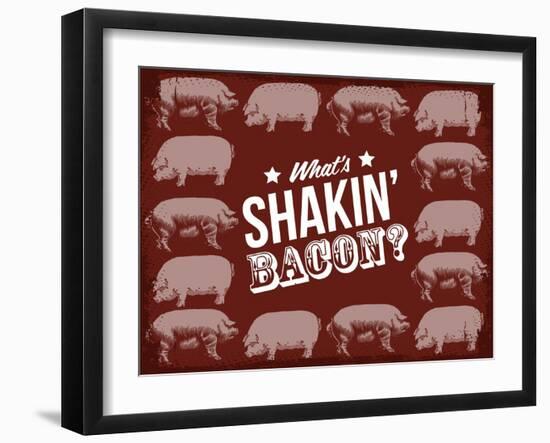 Shakin Bacon-null-Framed Giclee Print