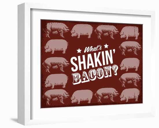 Shakin Bacon-null-Framed Giclee Print