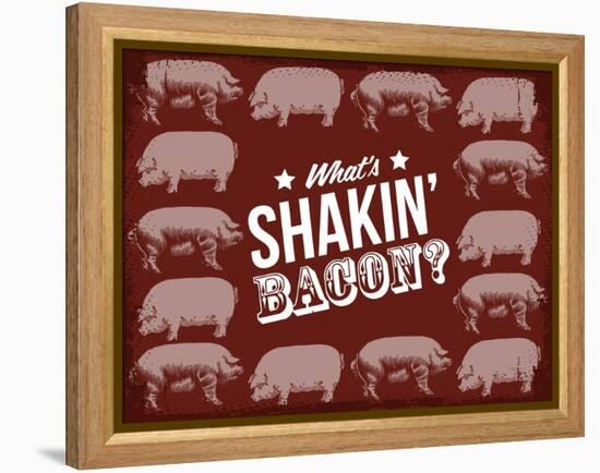 Shakin Bacon-null-Framed Premier Image Canvas