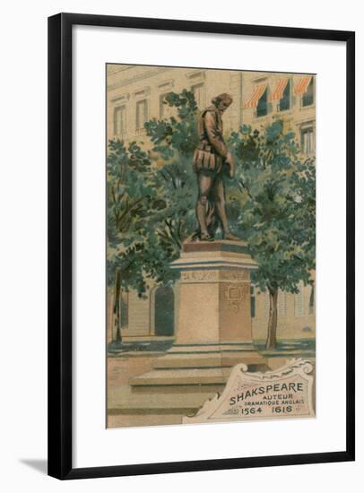 Shakspeare, Auteur, Dramatique Anglais, 1564-1616, Erigee Boulevard Haussmann-null-Framed Giclee Print