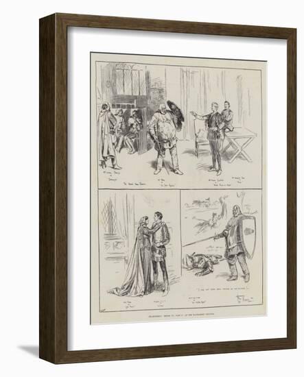 Shakspere's Henry IV, Part I at the Haymarket Theatre-Frederick Pegram-Framed Giclee Print