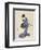 Shakuhachi-Toyokuni-Framed Premium Giclee Print