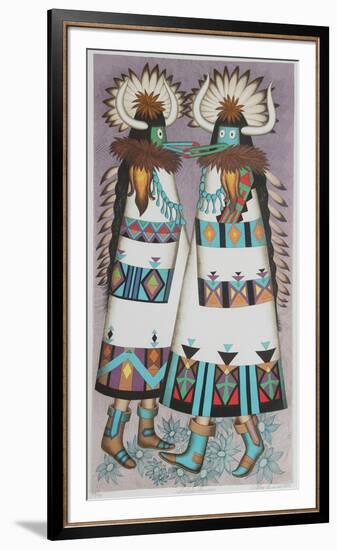 Shalako Dancers-Alice Asmar-Framed Limited Edition