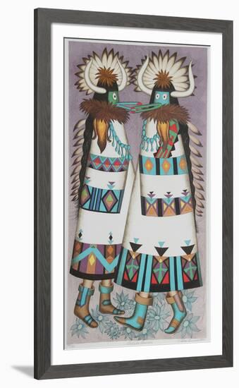 Shalako Dancers-Alice Asmar-Framed Limited Edition