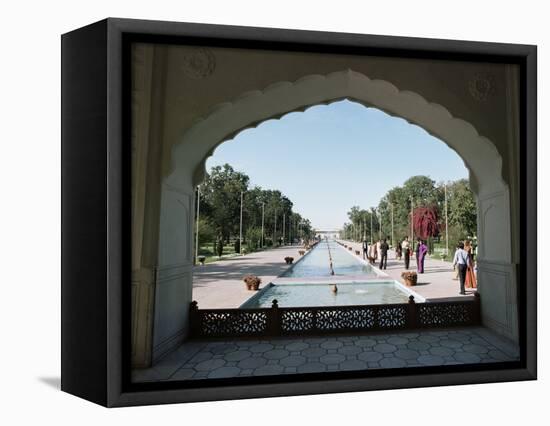 Shalimar Gardens, Unesco World Heritage Site, Lahore, Punjab, Pakistan-Robert Harding-Framed Premier Image Canvas