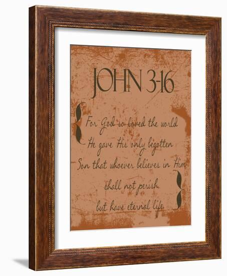 Shall Not Perish Spice C1-Taylor Greene-Framed Art Print