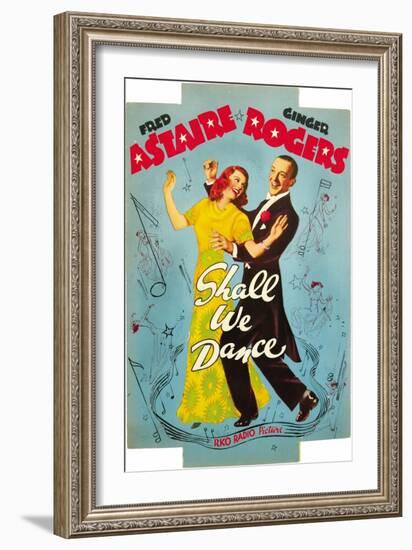 Shall We Dance, 1937-null-Framed Art Print