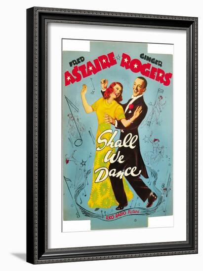 Shall We Dance, 1937-null-Framed Art Print