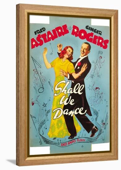 Shall We Dance, 1937-null-Framed Stretched Canvas