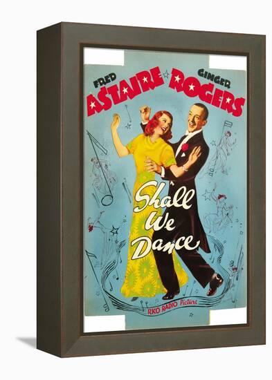 Shall We Dance, 1937-null-Framed Stretched Canvas