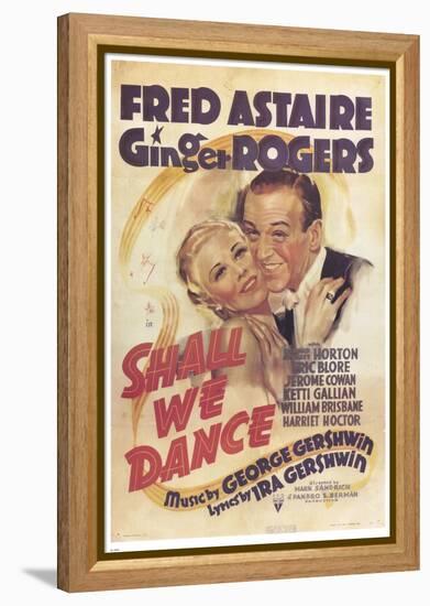 Shall We Dance, 1937-null-Framed Stretched Canvas