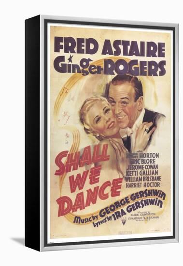 Shall We Dance, 1937-null-Framed Stretched Canvas