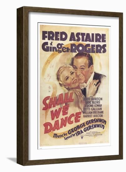 Shall We Dance, 1937-null-Framed Art Print