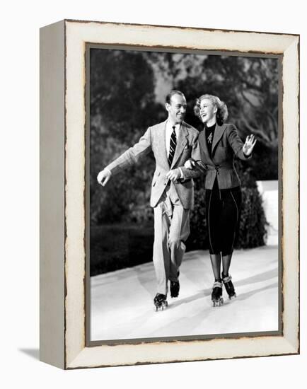 Shall We Dance, Fred Astaire, Ginger Rogers, 1937-null-Framed Stretched Canvas