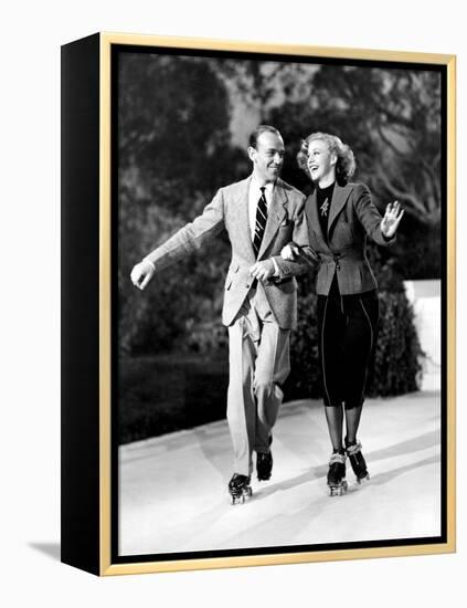 Shall We Dance, Fred Astaire, Ginger Rogers, 1937-null-Framed Stretched Canvas