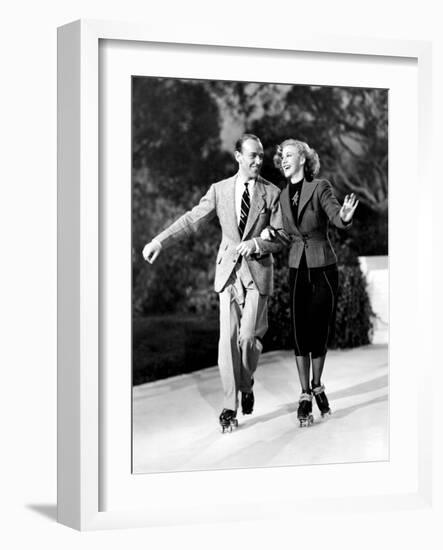 Shall We Dance, Fred Astaire, Ginger Rogers, 1937-null-Framed Photo