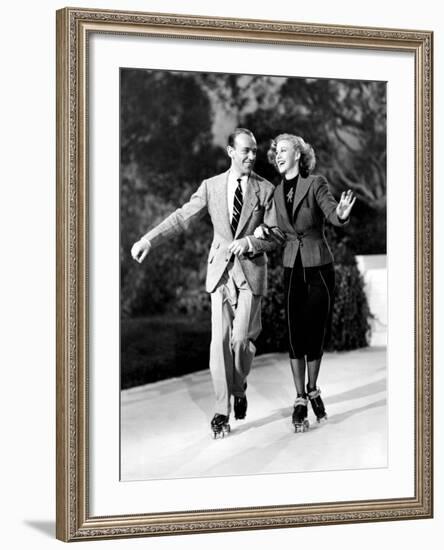 Shall We Dance, Fred Astaire, Ginger Rogers, 1937-null-Framed Photo