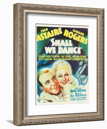 Shall We Dance?, Fred Astaire, Ginger Rogers, 1937--Framed Art Print