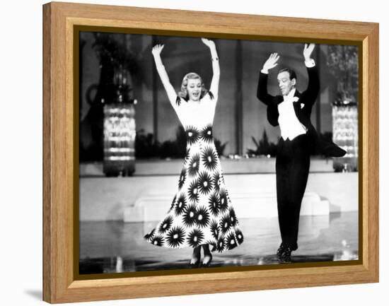 Shall We Dance, Ginger Rogers, Fred Astaire, 1937-null-Framed Stretched Canvas