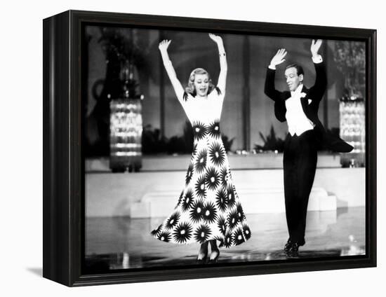 Shall We Dance, Ginger Rogers, Fred Astaire, 1937-null-Framed Stretched Canvas