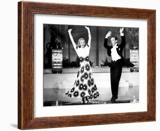 Shall We Dance, Ginger Rogers, Fred Astaire, 1937-null-Framed Photo