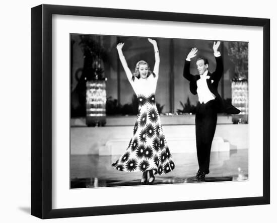 Shall We Dance, Ginger Rogers, Fred Astaire, 1937-null-Framed Photo