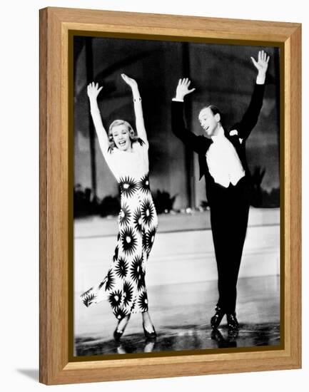 Shall We Dance, Ginger Rogers, Fred Astaire, 1937-null-Framed Stretched Canvas