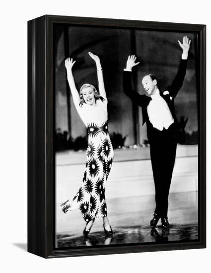 Shall We Dance, Ginger Rogers, Fred Astaire, 1937-null-Framed Stretched Canvas