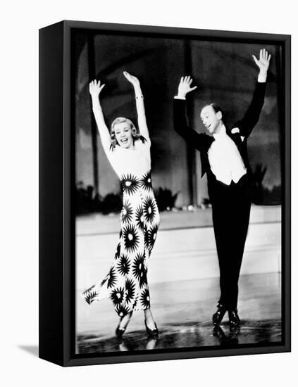 Shall We Dance, Ginger Rogers, Fred Astaire, 1937-null-Framed Stretched Canvas